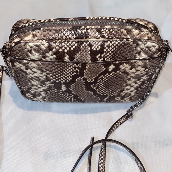 Michael Kors Python Print Cross Body Bag with Adjustable belt. New Never Used. - Picture 4 of 15